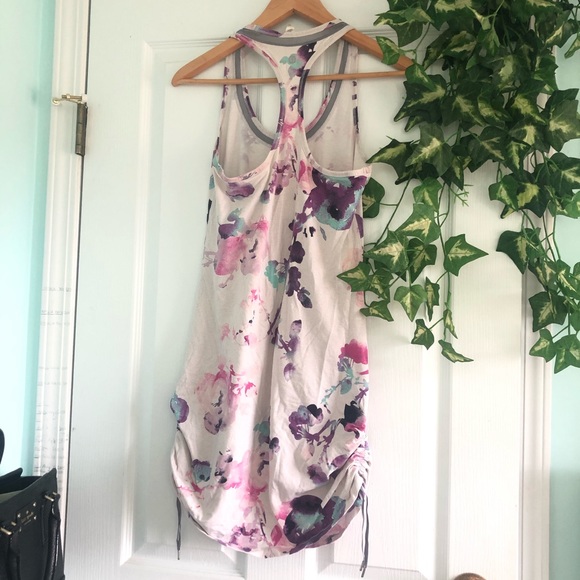 SOLD Lululemon Watercolour Flower Racerback Dress - Picture 2 of 7